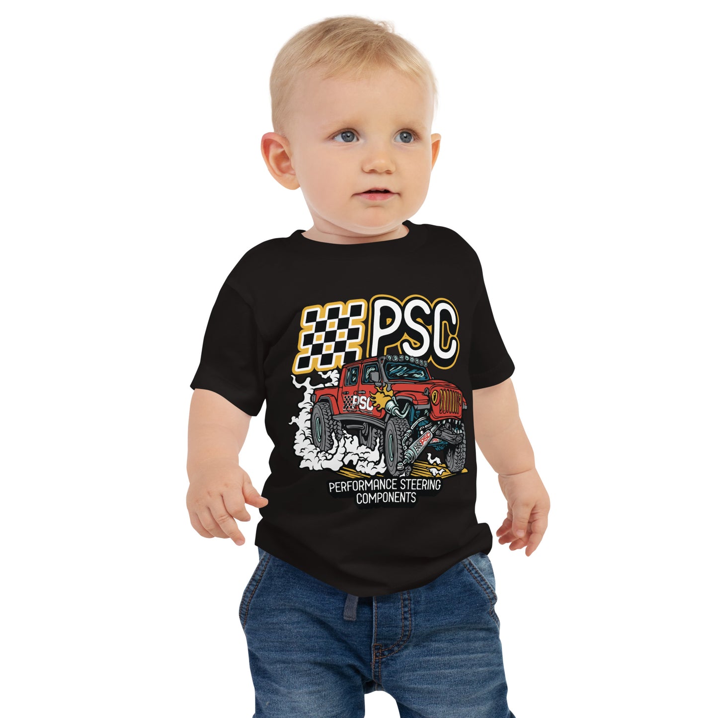 PSC Monster Truck Baby Short Sleeve Tee