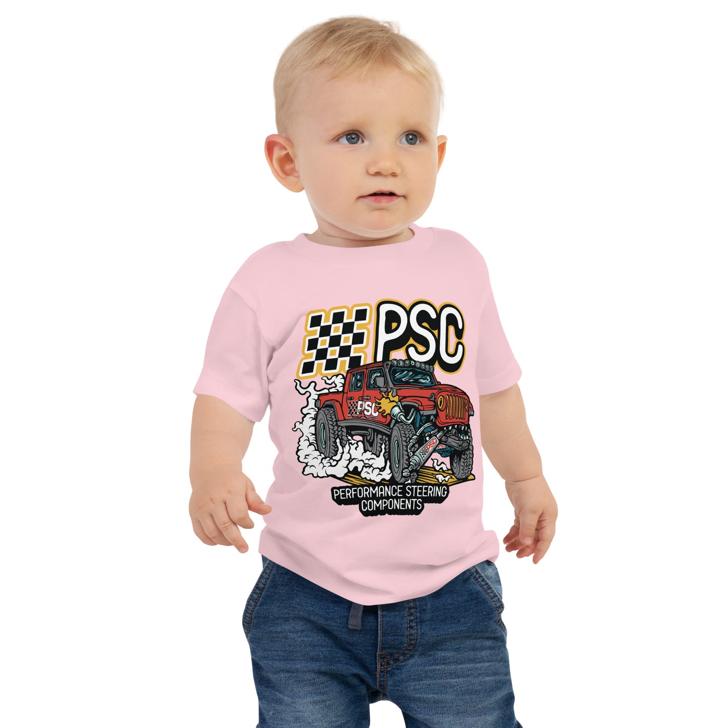 PSC Monster Truck Baby Short Sleeve Tee