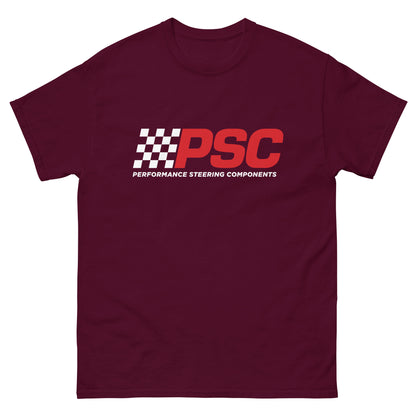 PSC No Border White & Red Logo Front T-Shirt