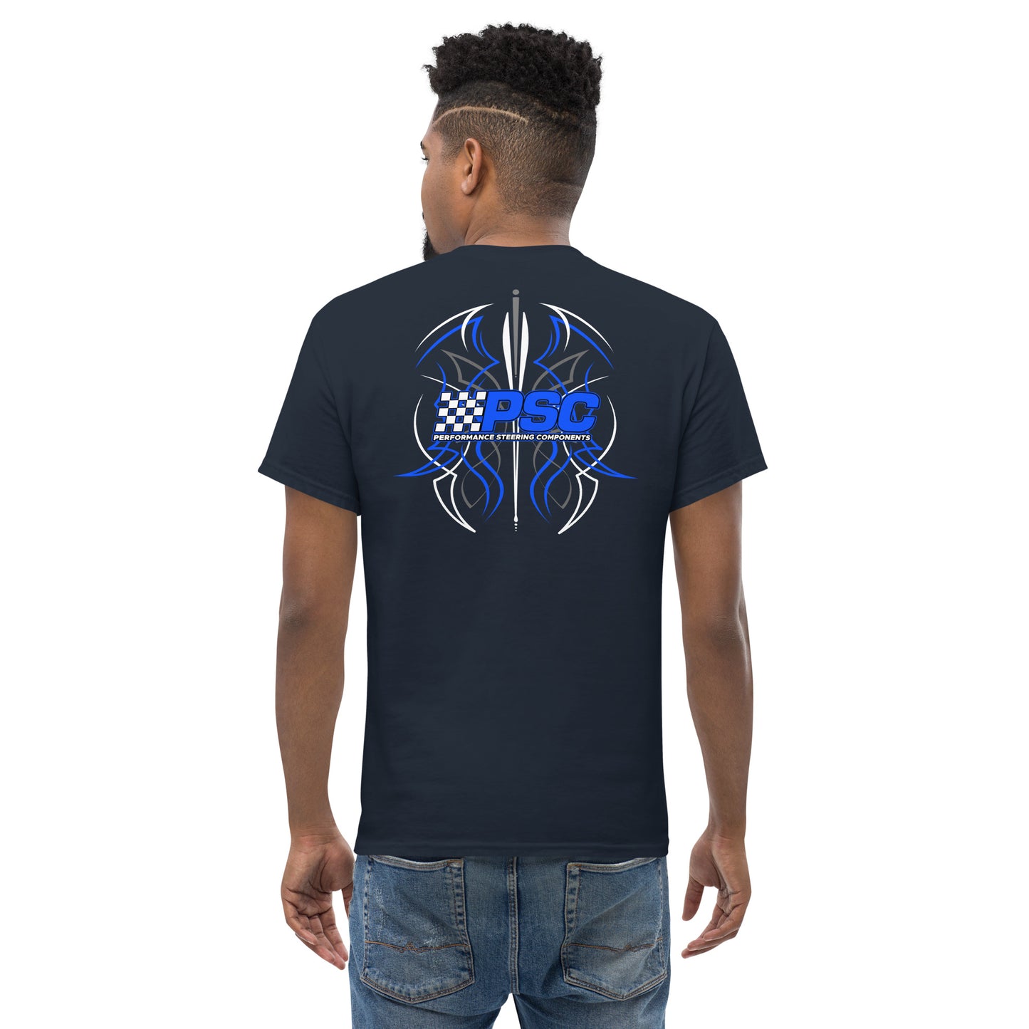 PSC Pinstripe Blue T-Shirt