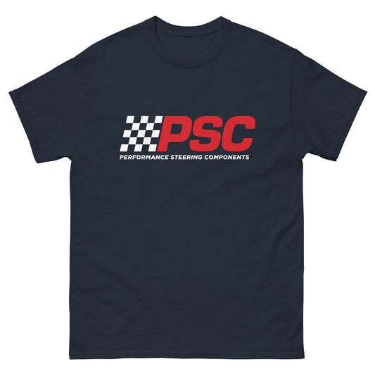 PSC No Border White & Red Logo Front T-Shirt