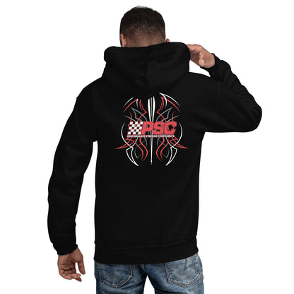 PSC Pinstripe Red Logo Hoodie