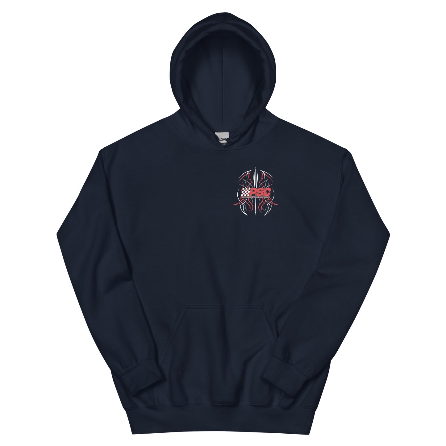 PSC Pinstripe Red Logo Hoodie